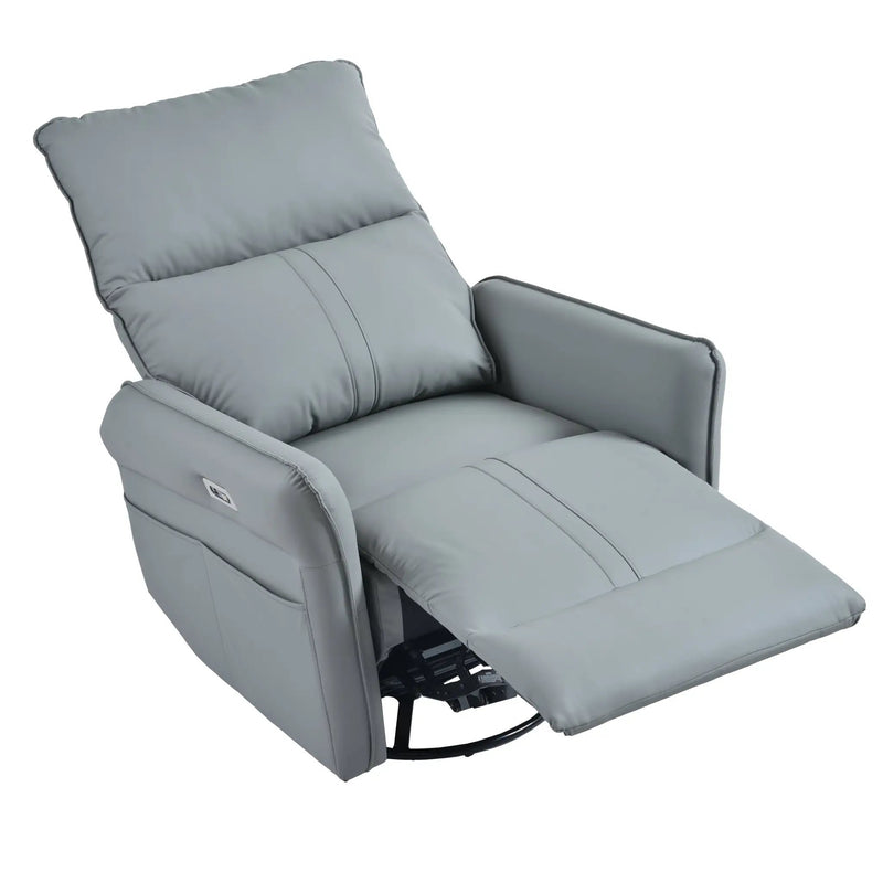 Power Swivel Rocker Recliner Chair for Adults by HouseOfZazla