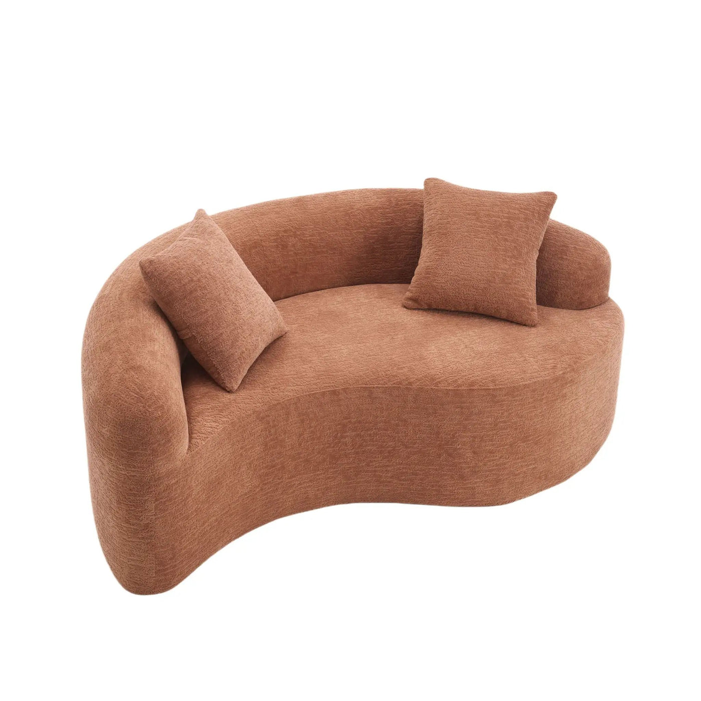 Tai Chi - Curved Dual Depth Loveseat by Unique Piece Furniture