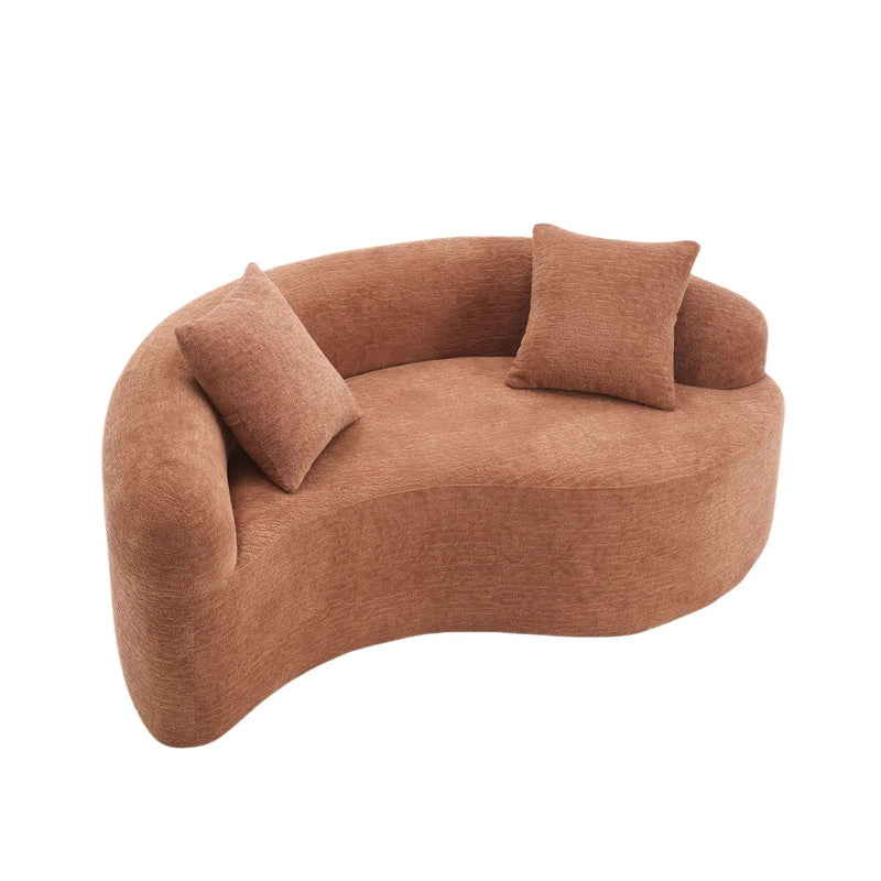 Tai Chi - Curved Dual Depth Loveseat by HouseOfZazla