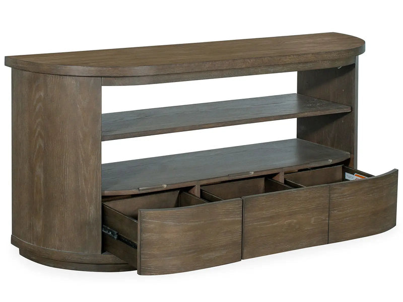 Bosley - Demilune Sofa Table - Porpoise by Unique Piece Furniture