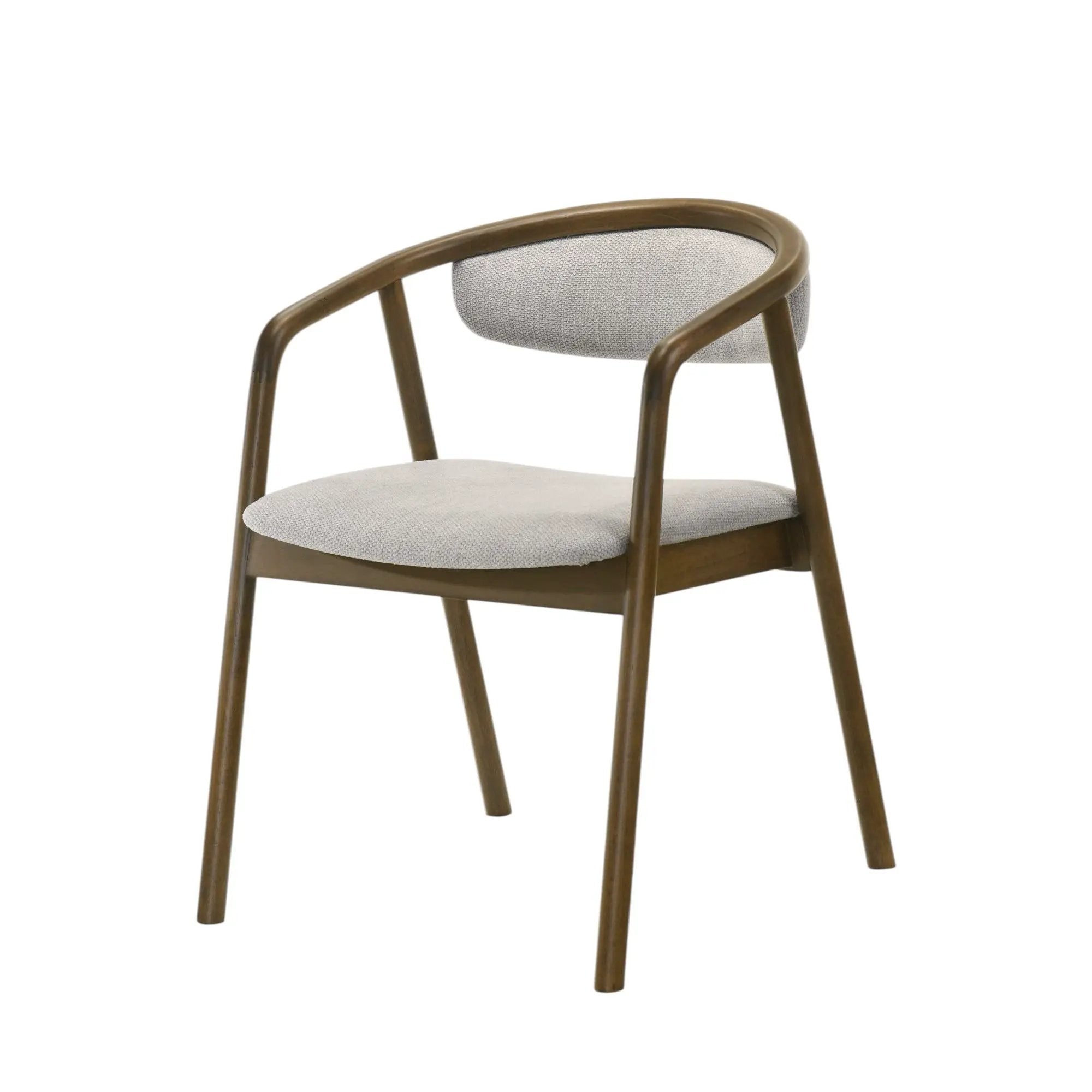 Delina - Side Chair - Gray / Walnut by HouseOfZazla