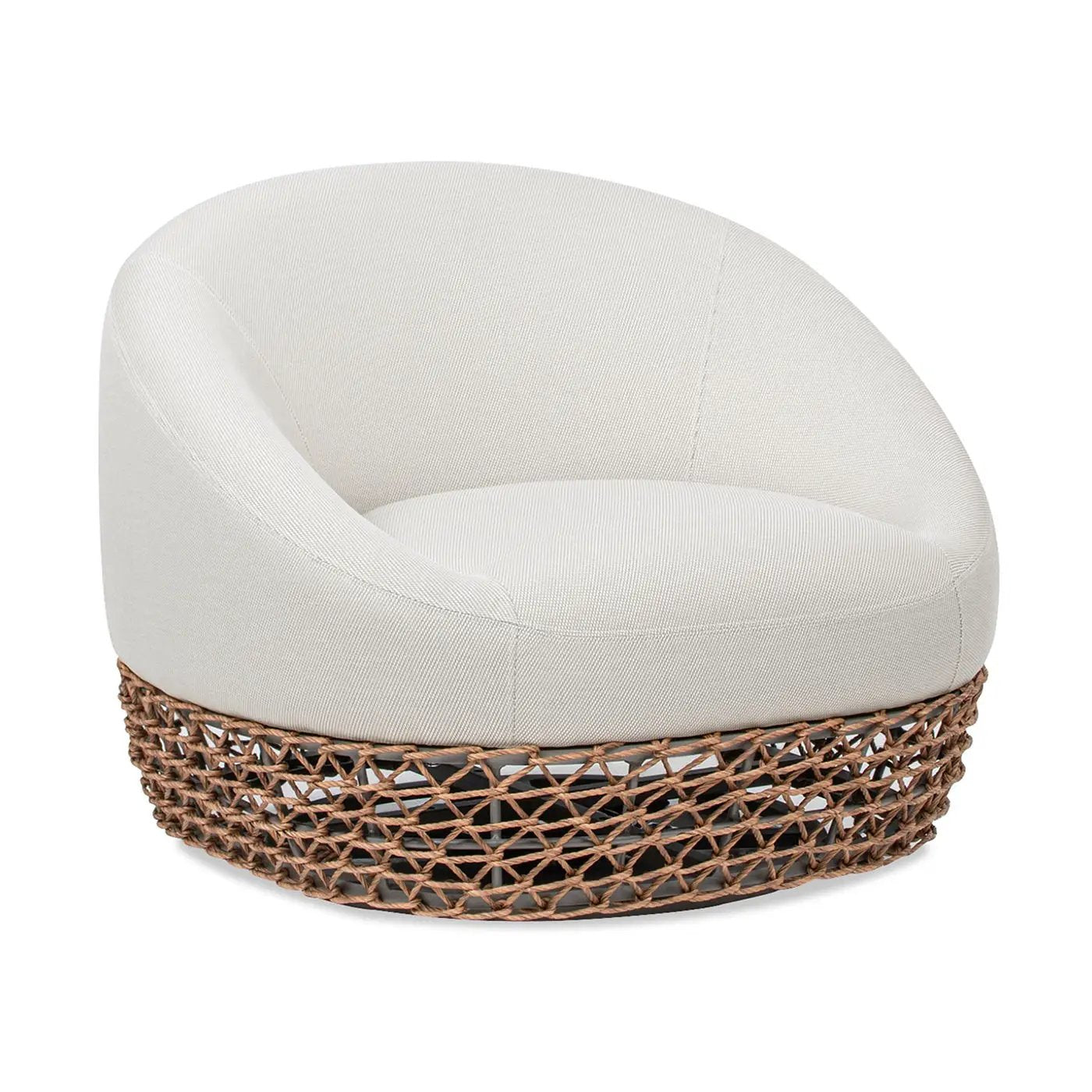 Willow - Upholstered Patio Deep Seating Armchair, Wicker Frame by Unique Piece Furniture