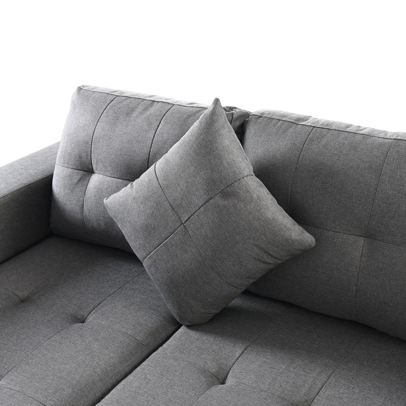 Sectional Sofa Set For Living Room With L Shape Chaise Lounge, Cup Holder And Left Or Right Hand Chaise Modern 4 Seat by HouseOfZazla