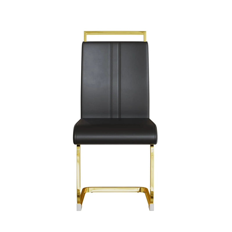 Side Dining Room Chair, Padded Seat High Back