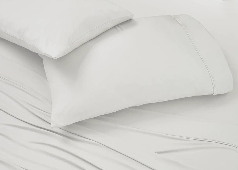BedGear Vertex Sheet Set, Bright White, Split King / Split Cal King by HouseOfZazla