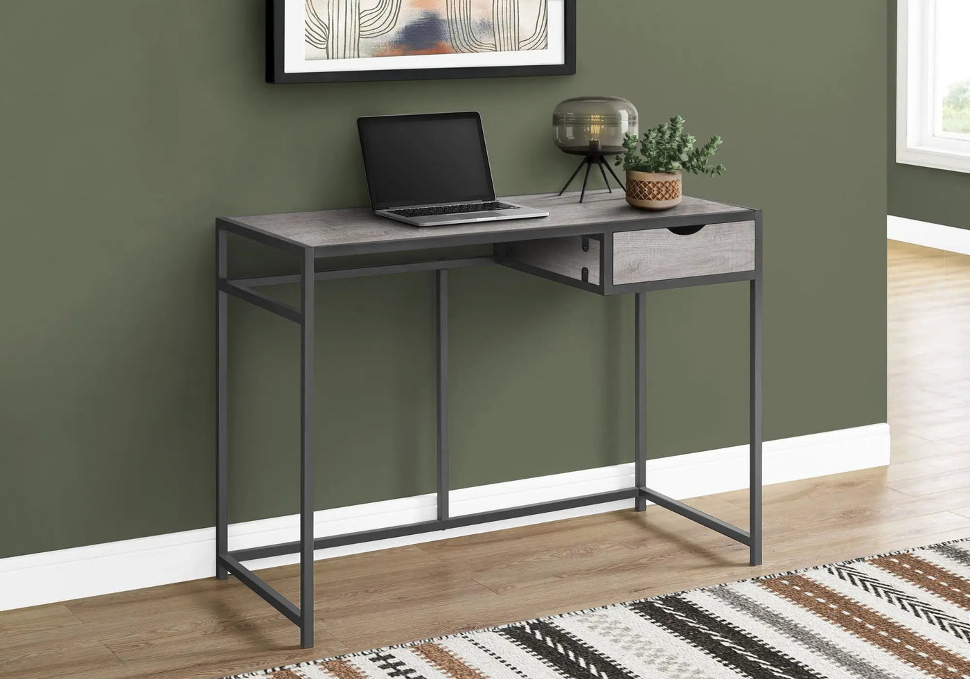 Computer Desk for Home Office, Laptop, 1 Storage Drawer, Contemporary & Modern by HouseOfZazla