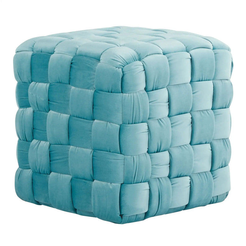 Square Braided Ottoman - by Unique Piece Furniture