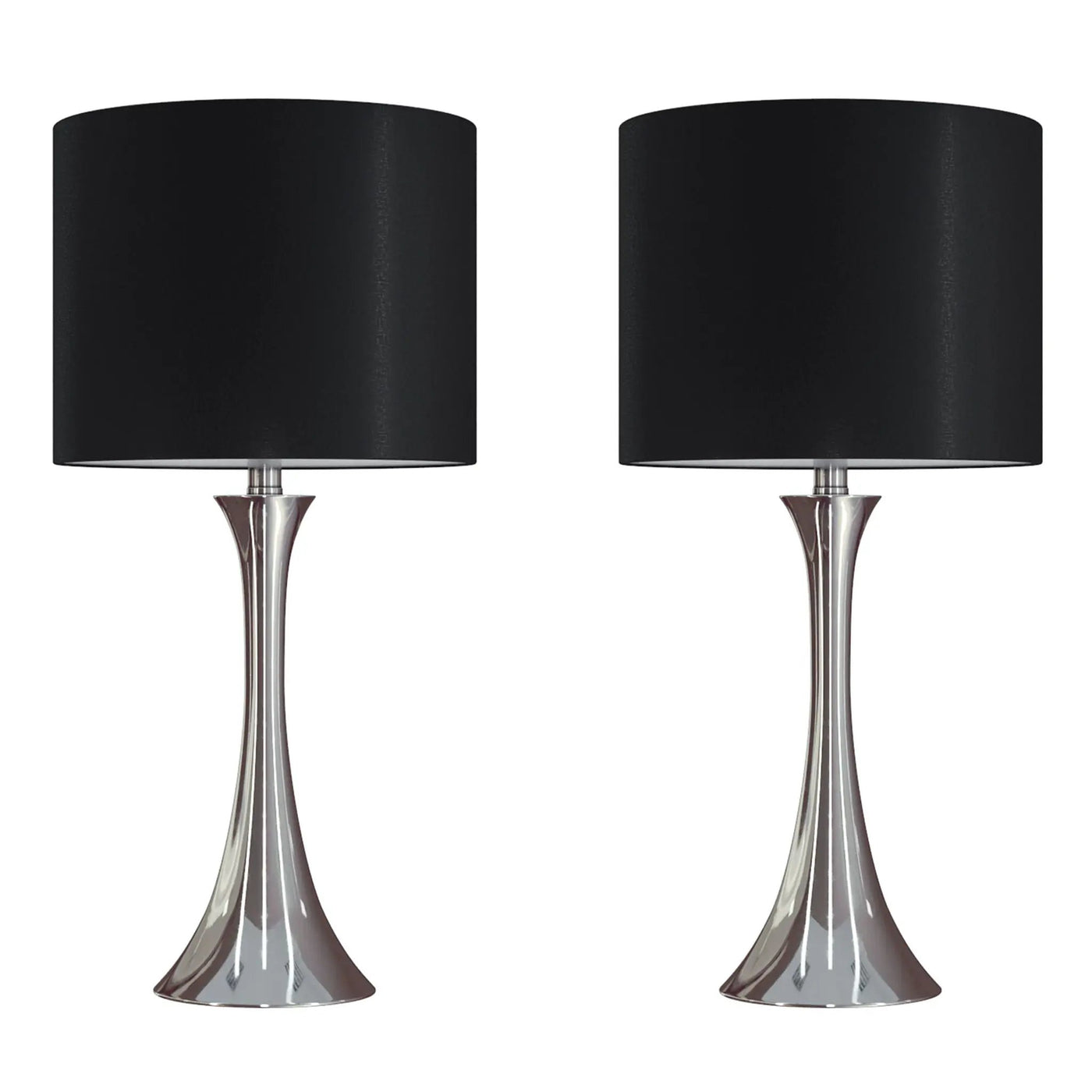 Lenuxe - Contemporary Modern Design Table Lamp (Set of 2) by HouseOfZazla