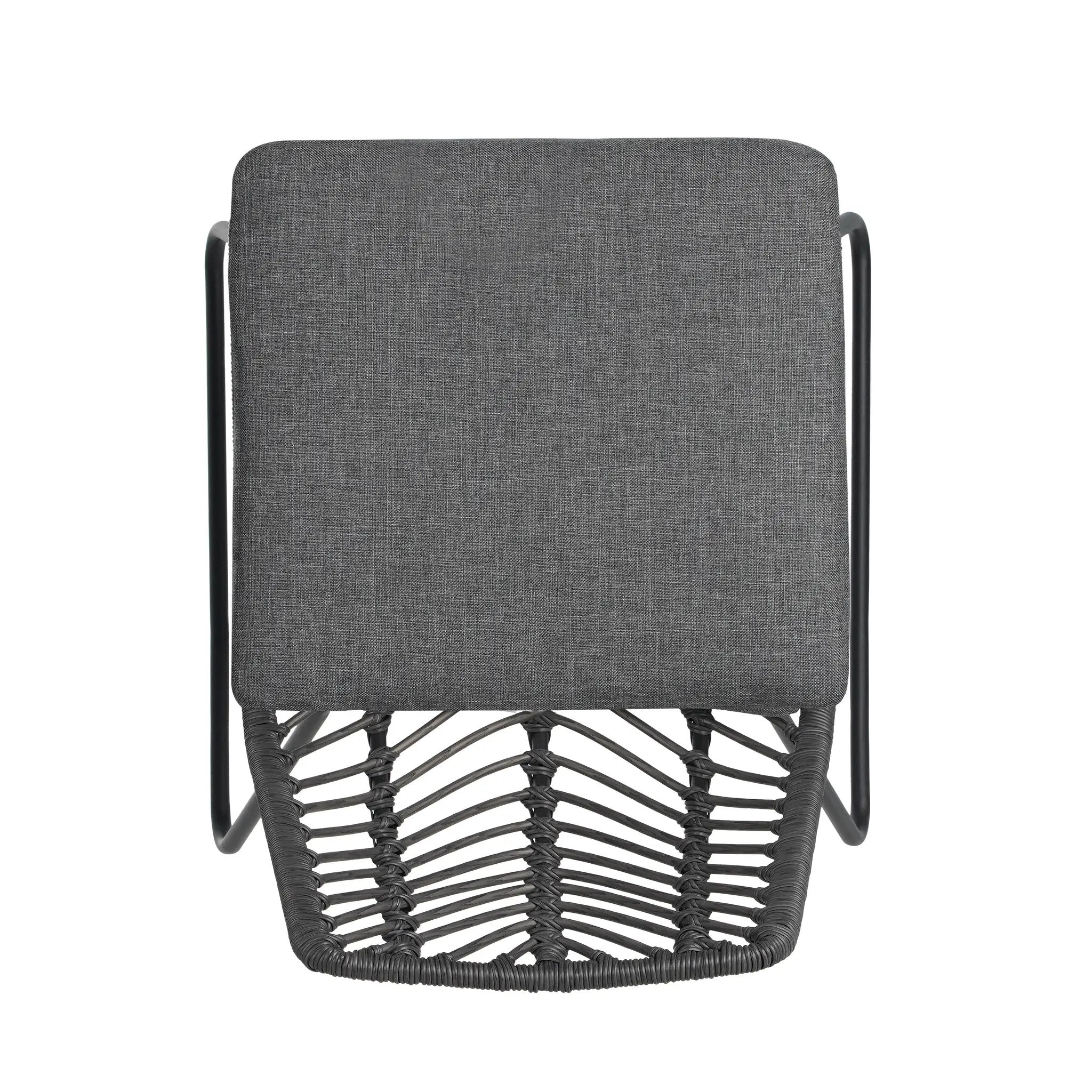 DEJA Chair 2PCS with 2 Cushions, Gray by HouseOfZazla