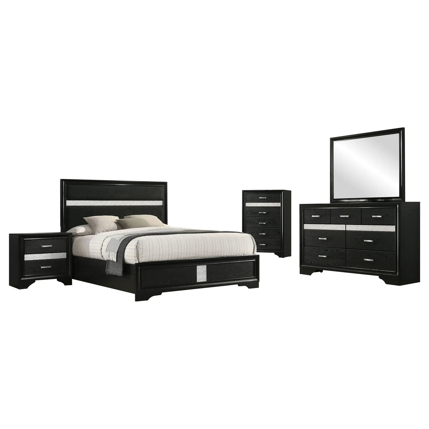 Annie - 5 Piece Bedroom Set by HouseOfZazla