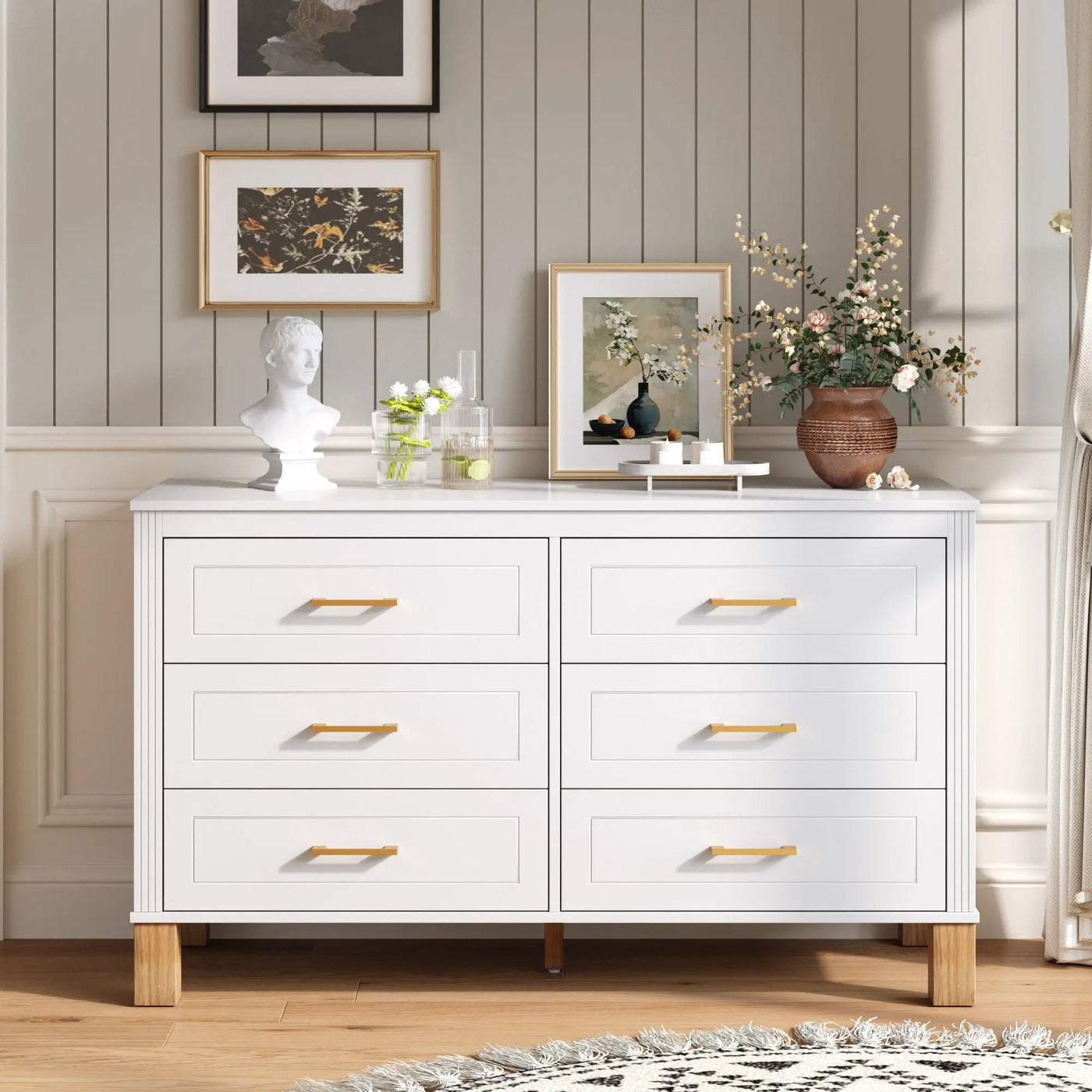 6 Drawer Double Dresser by HouseOfZazla