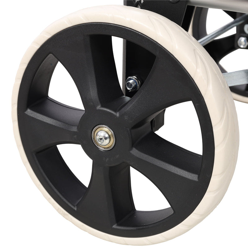 Foldable Shopping Trolley With Wheels And Removable Waterproof Bag - Black by HouseOfZazla