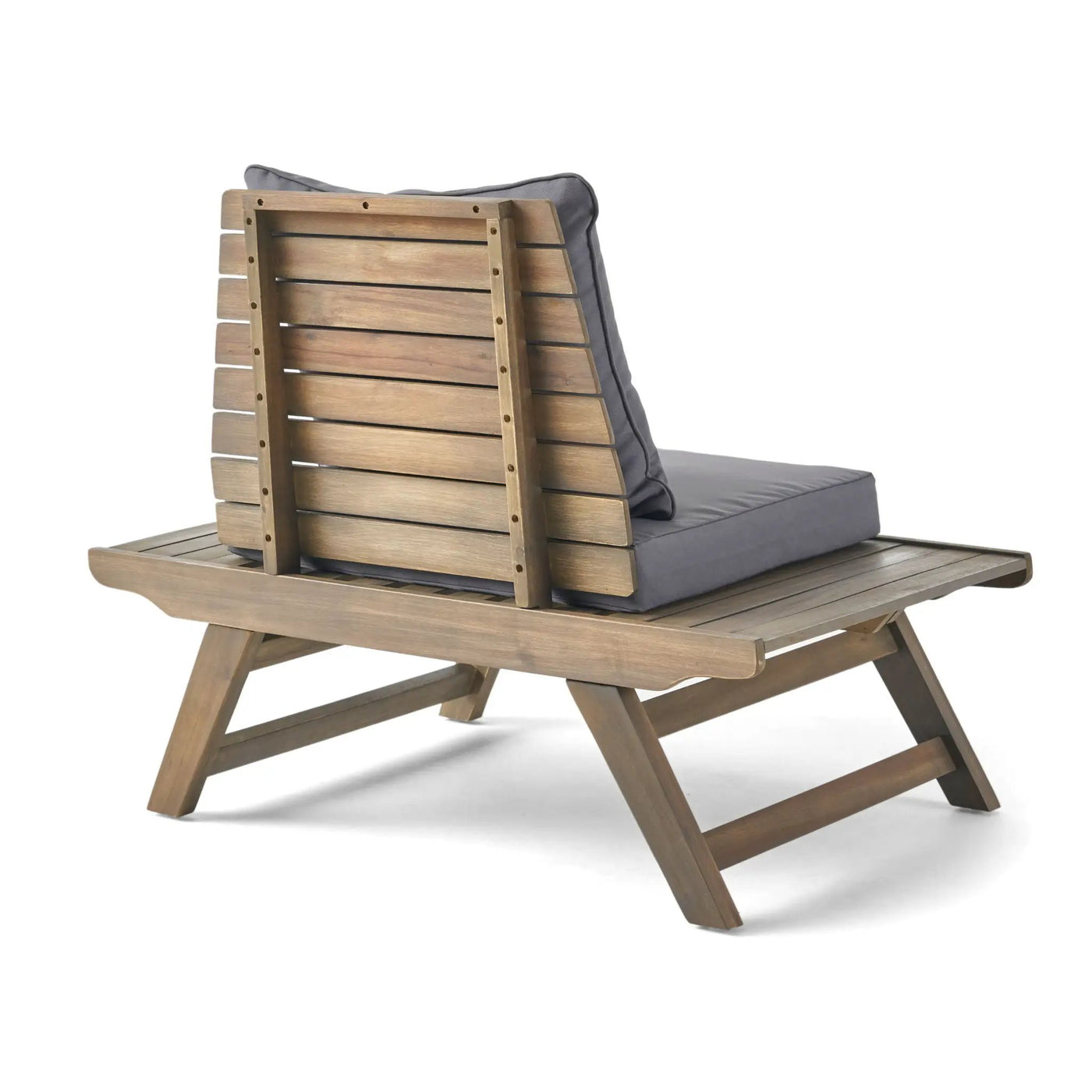 Sedona Outdoor Club Chair With Slatted Design by HouseOfZazla