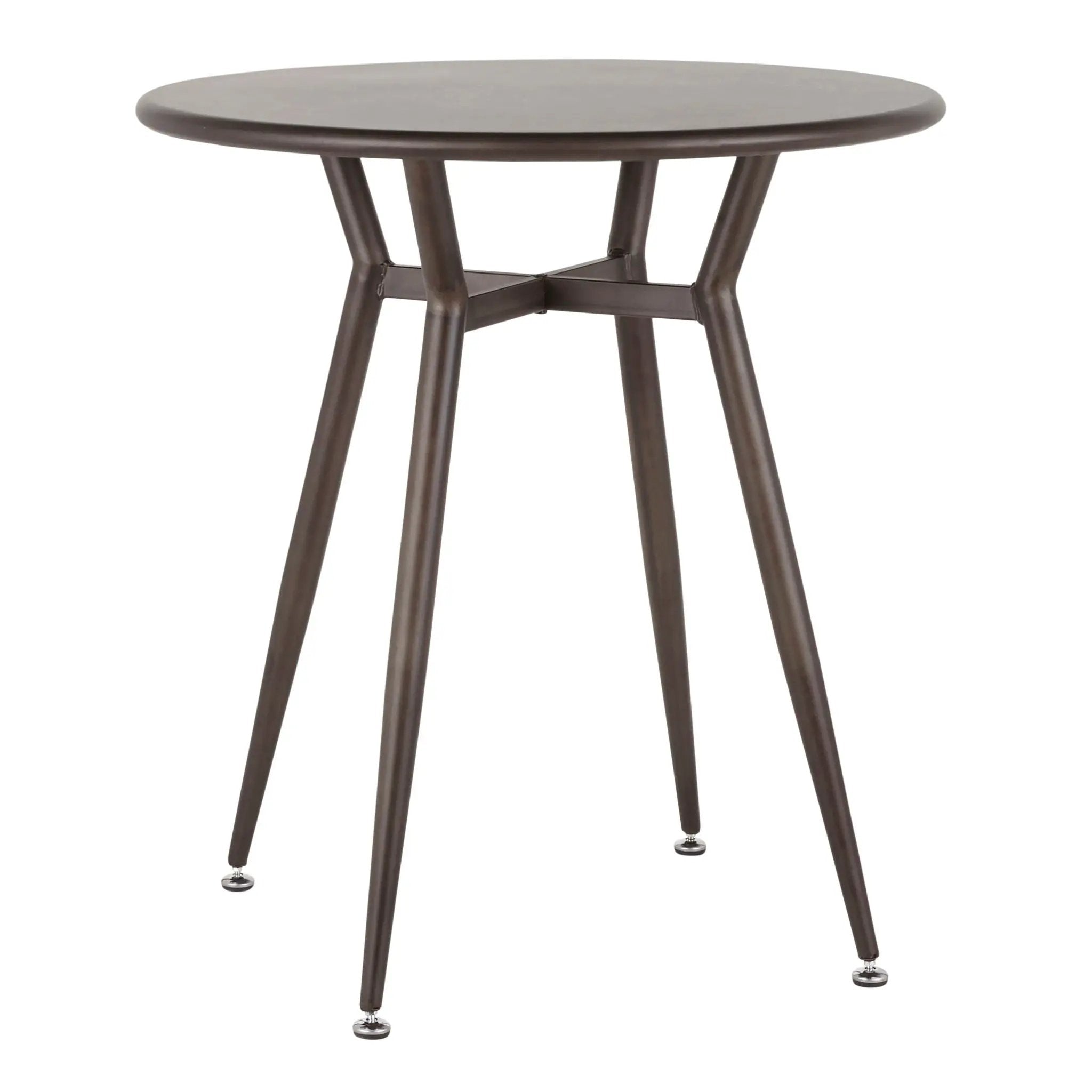 Clara - Industrial Round Dinette Table - Antique by HouseOfZazla