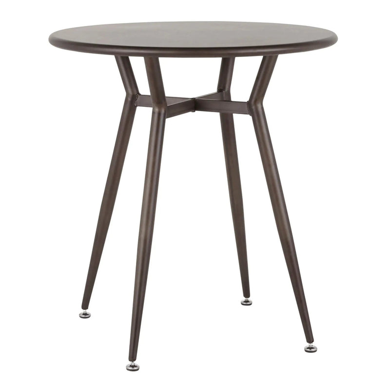 Clara - Industrial Round Dinette Table - Antique by HouseOfZazla