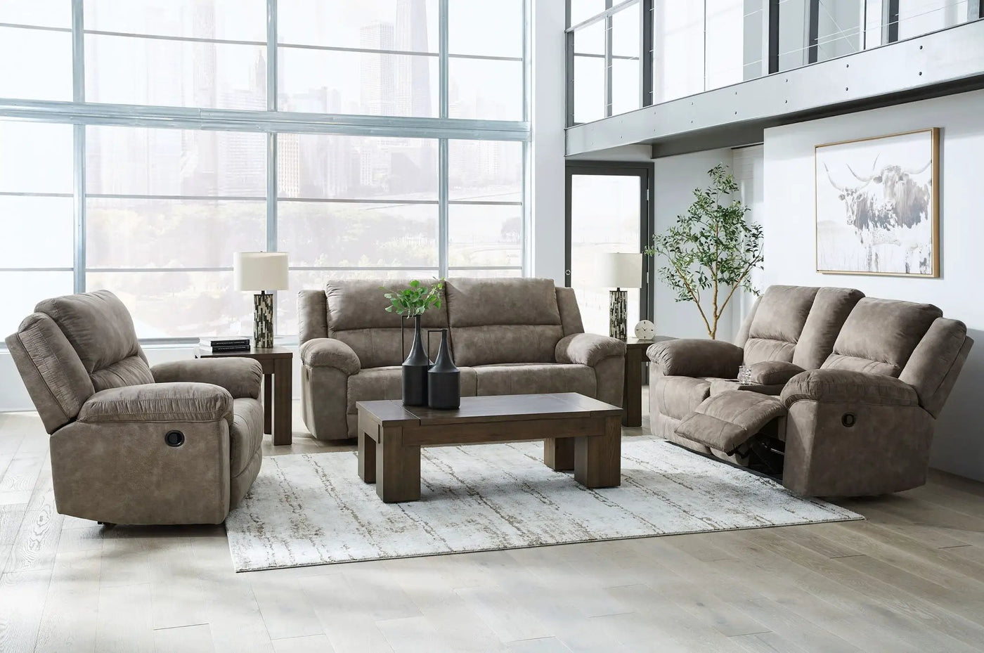 Laresview - Reclining Living Room Set by Unique Piece Furniture