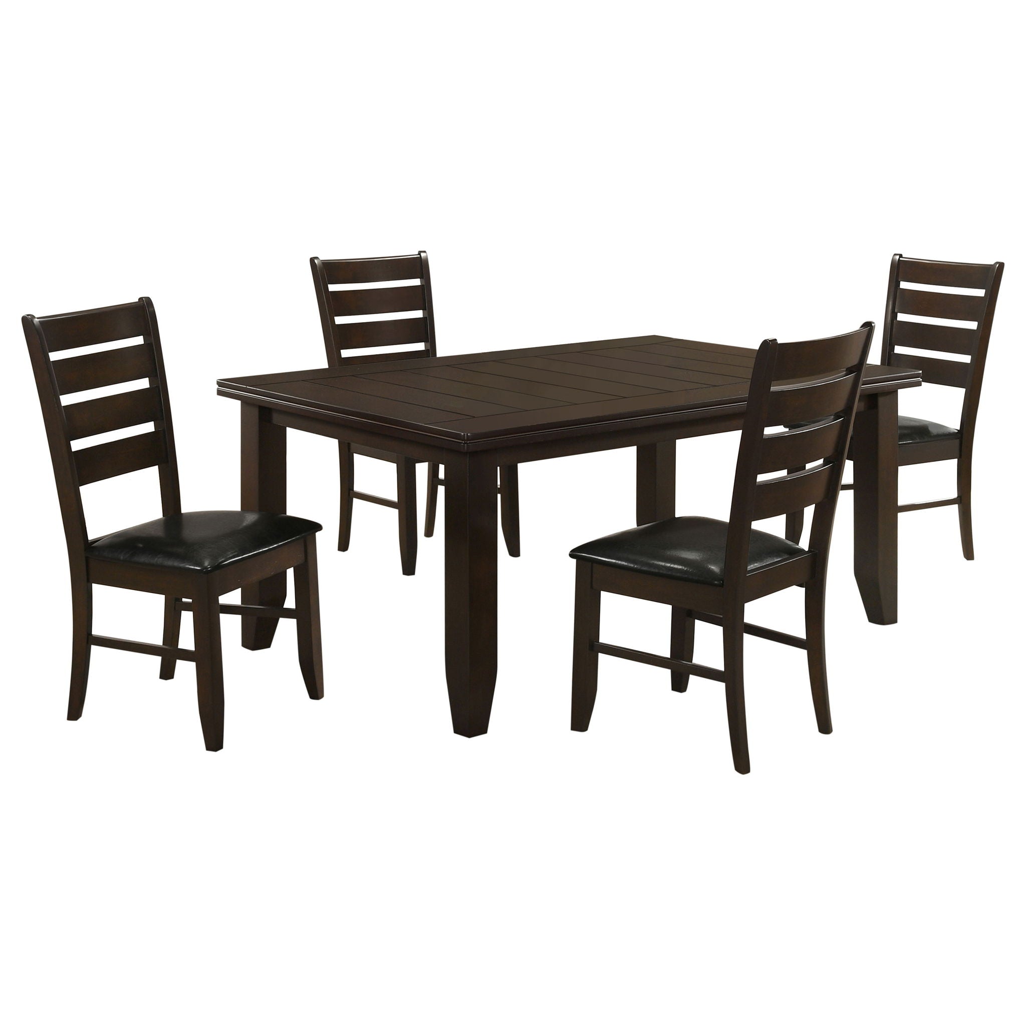Dalila 5-piece Rectangular Dining Table Set Cappuccino by Unique Piece Furniture