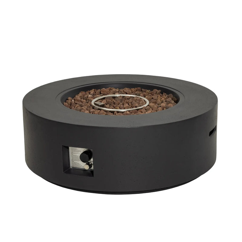 40' Round Outdoor Propane Fire Pit Table by HouseOfZazla