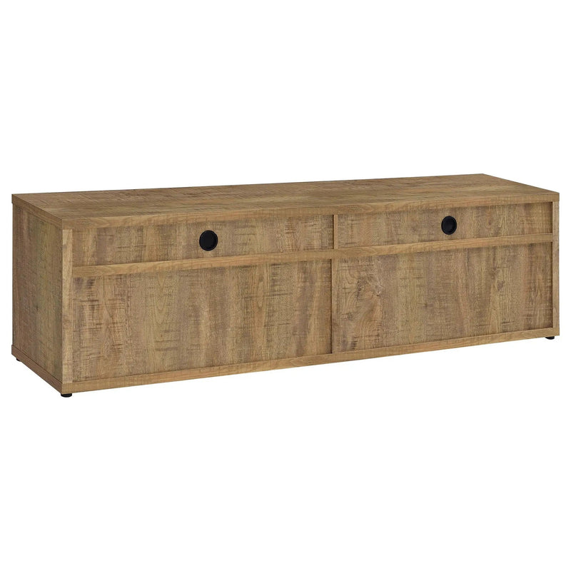 Sentnor 79-inch 4-door Engineered Wood TV Stand Media Console Mango by Unique Piece Furniture