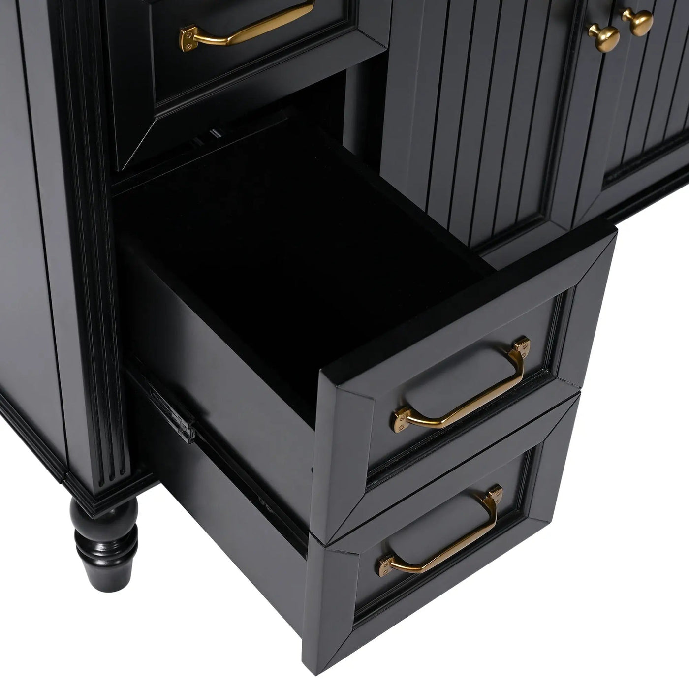 Bathroom Vanity With Sink, 2 Doors 2 Drawers, Freestanding Design by HouseOfZazla