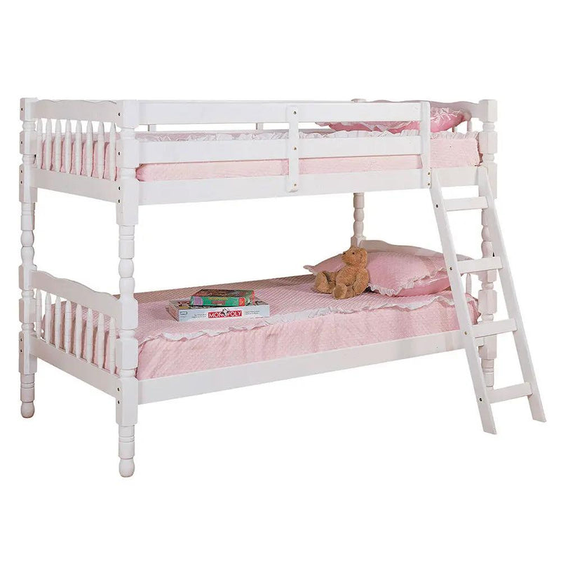 Homestead - Twin Over Twin Bunk Bed - White by Unique Piece Furniture