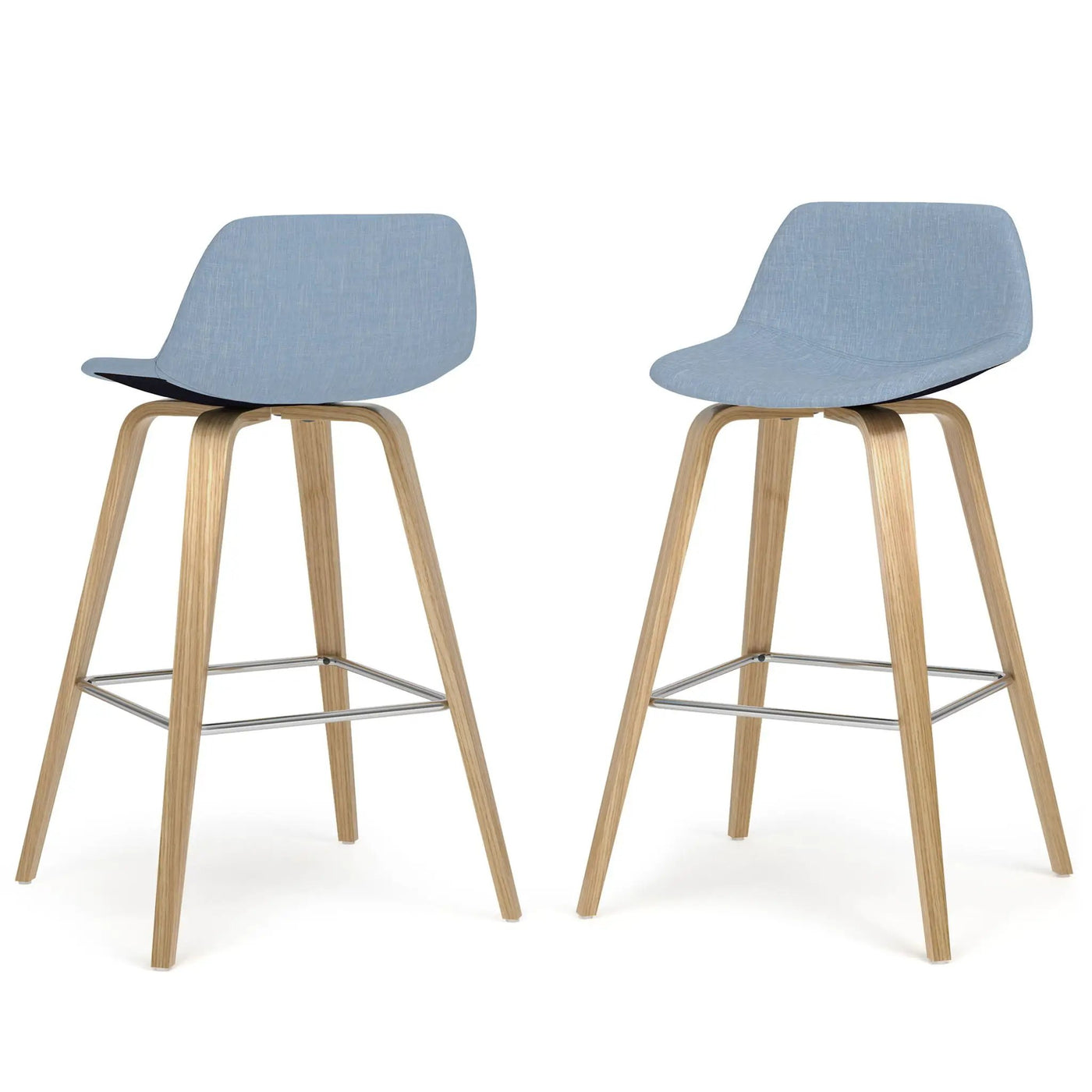 Randolph Bentwood - Upholstered Counter / Bar Height Stool (Set of 2) by HouseOfZazla
