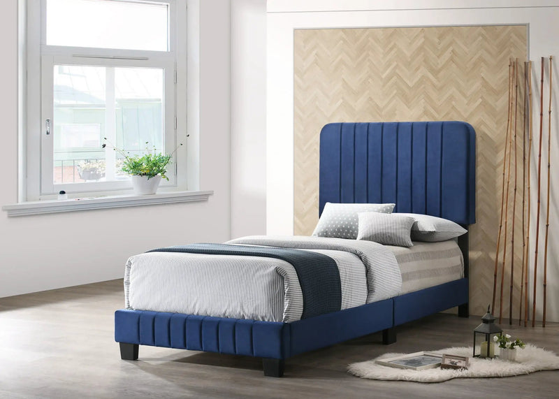 Channel Tufted Bed by Unique Piece Furniture