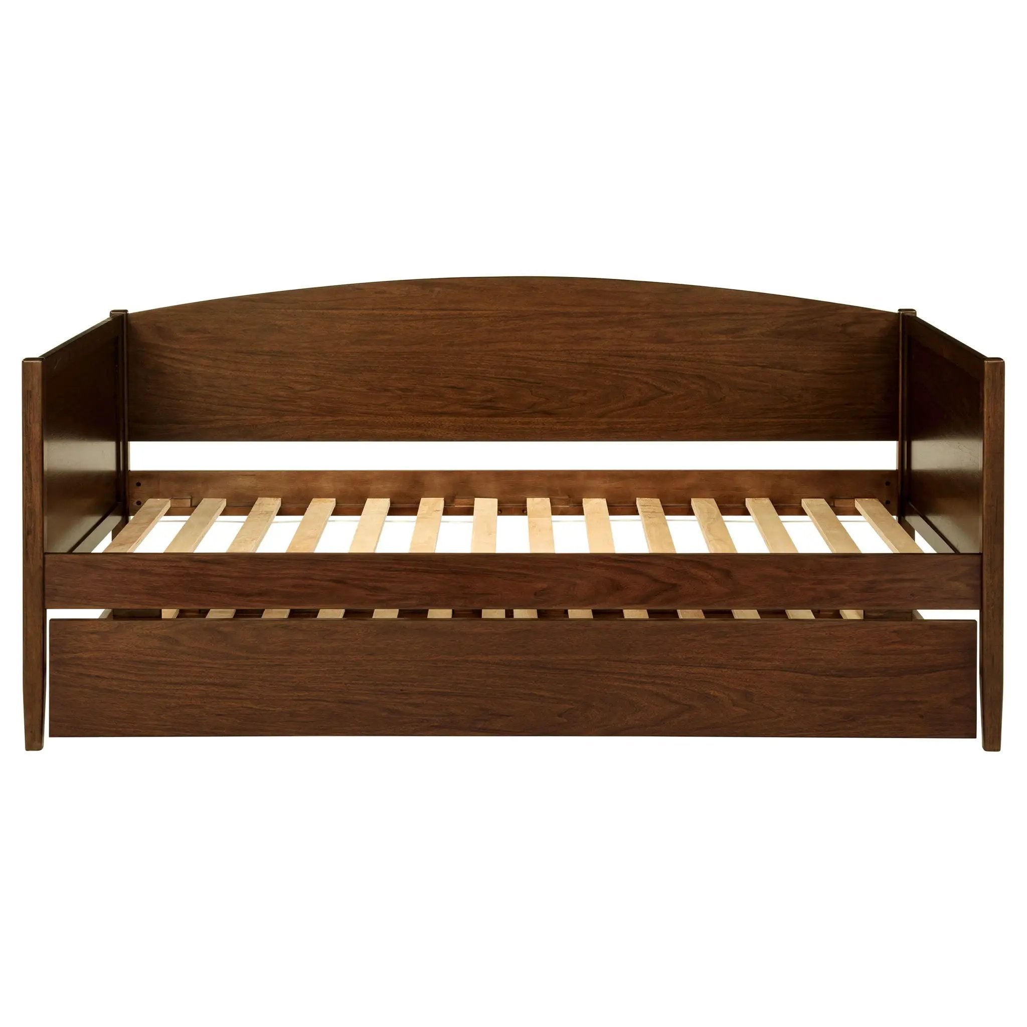 Bozeman Wood Twin Daybed With Trundle Medium Walnut by Unique Piece Furniture