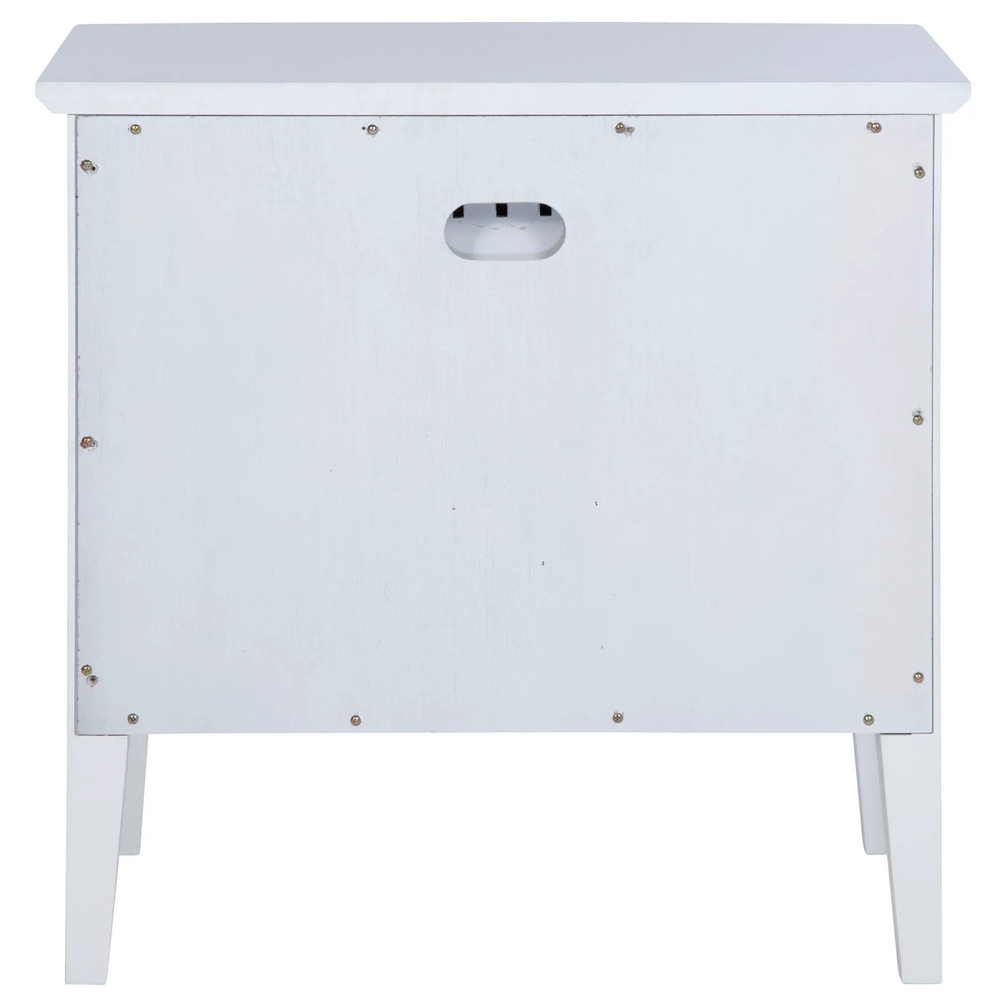 Bexhill 1-drawer Nightstand Bedside Table White by Unique Piece Furniture