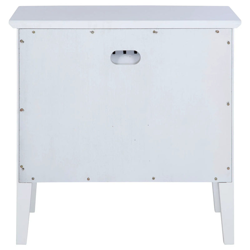 Bexhill 1-drawer Nightstand Bedside Table White by Unique Piece Furniture