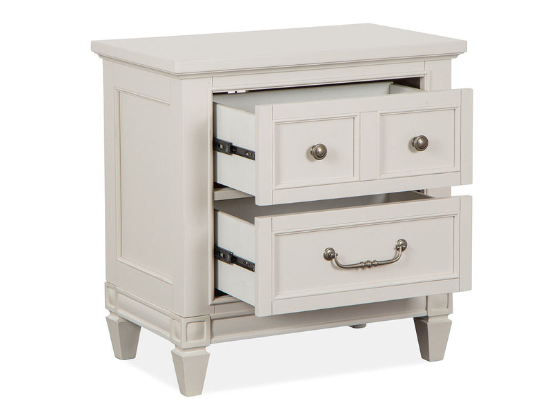 Willowbrook - Drawer Nightstand - Egg Shell White With Slight Rub Through, photo 5 of 7