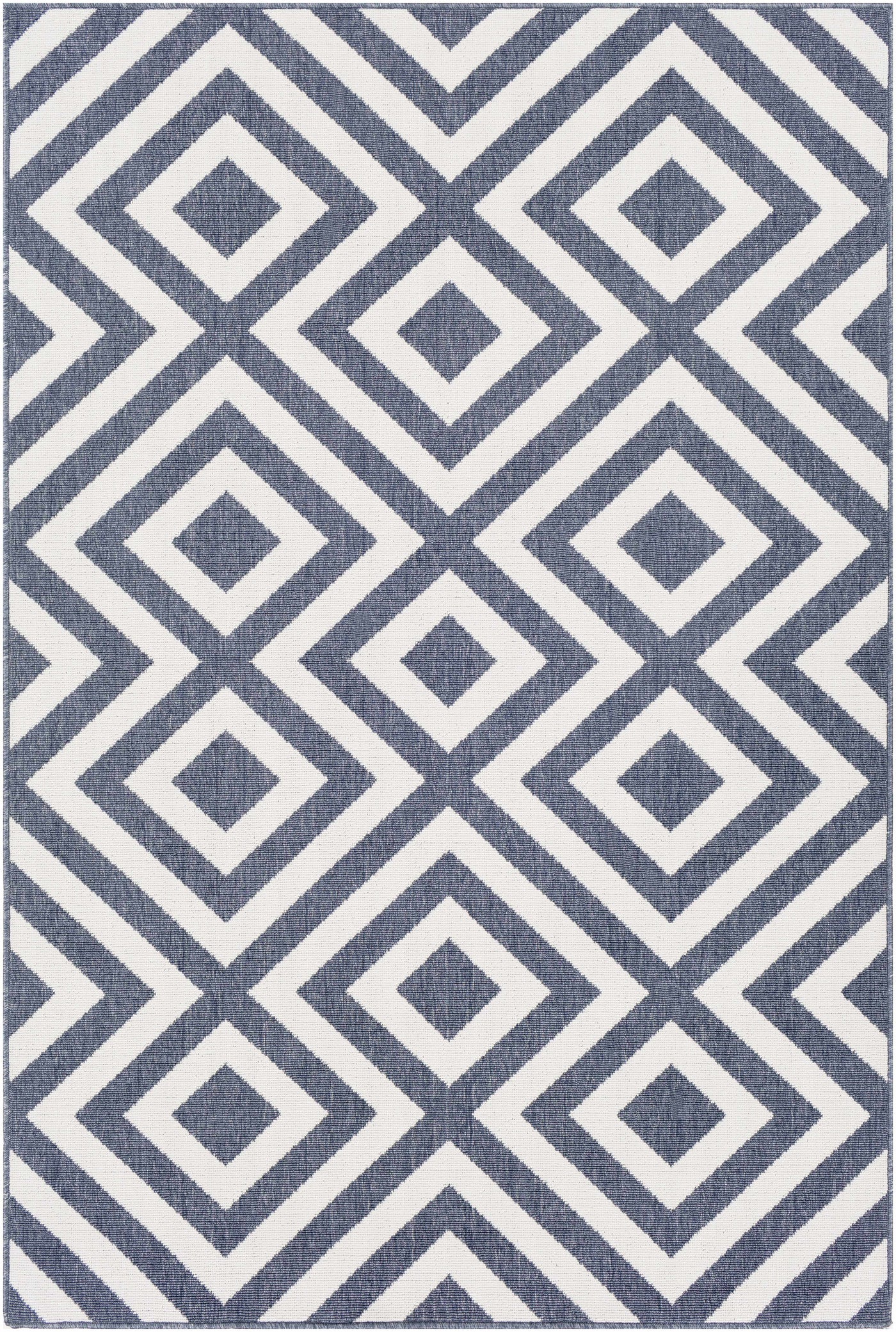 Spilsby Navy Blue Outdoor Rug - Clearance by Boutique Rugs