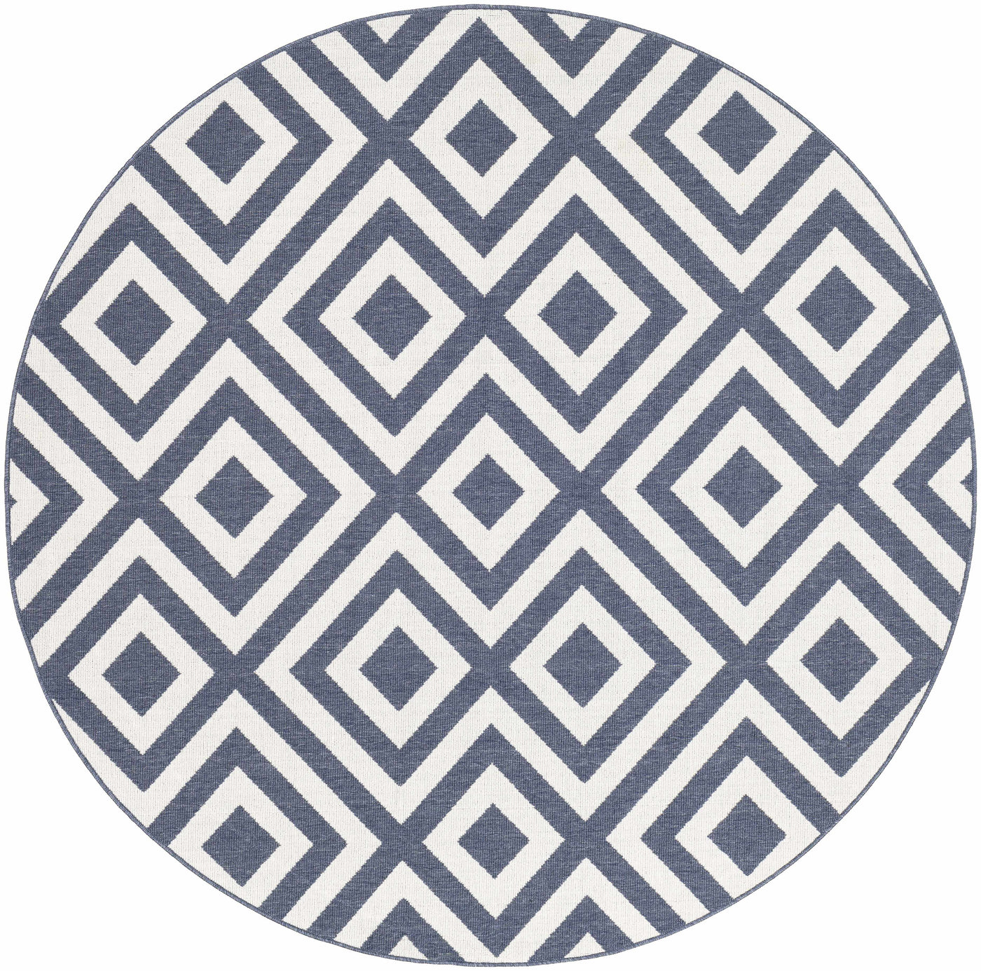 Spilsby Navy Blue Outdoor Rug - Clearance by Boutique Rugs