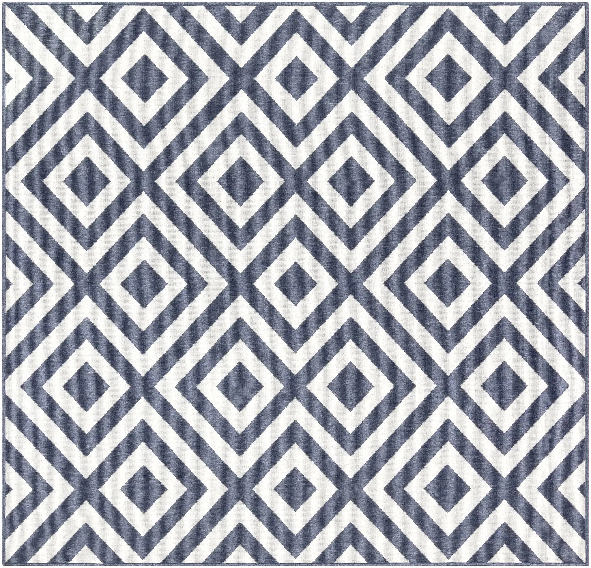 Spilsby Navy Blue Outdoor Rug - Clearance by Boutique Rugs