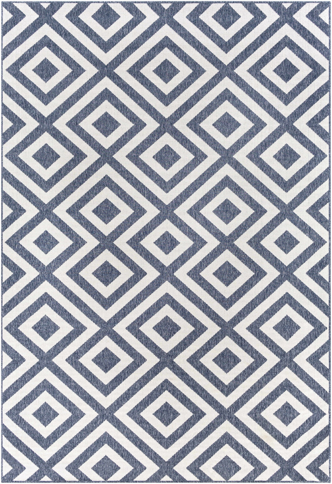 Spilsby Navy Blue Outdoor Rug - Clearance by Boutique Rugs