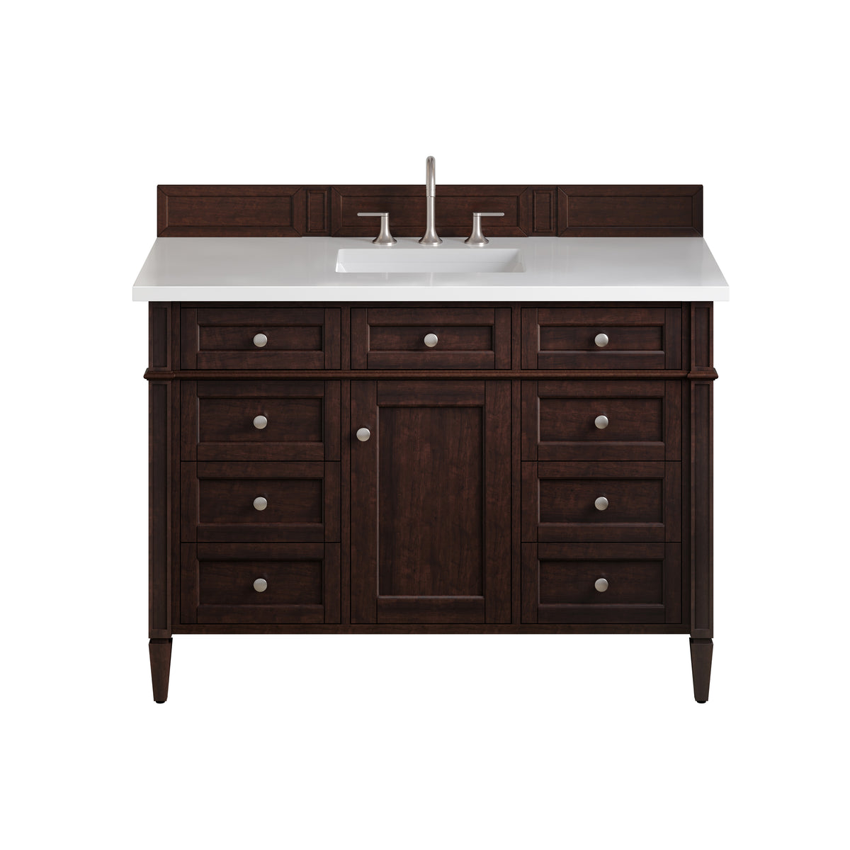 James Martin Brittany 48" Single Bathroom Vanity, Burnished Mahogany, view 30