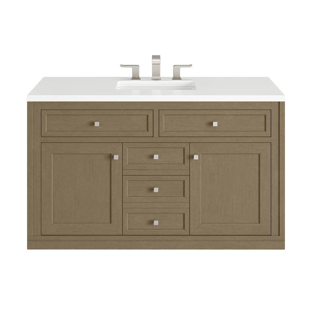 James Martin Chicago 48" Single Bathroom Vanity, Walnut Whisper, view 34