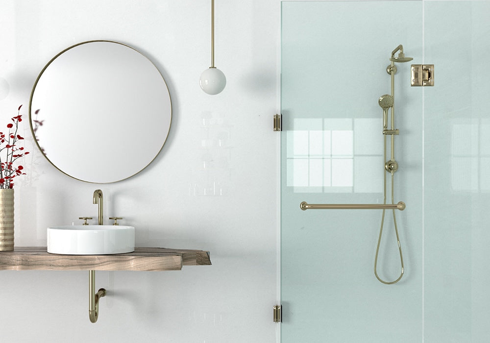 Absolute White Polished Marble Slab Random room scene 3