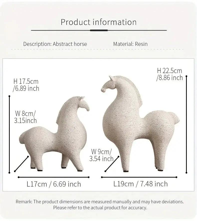Modern Horse Figurine for Home Decor by House Of Avana
