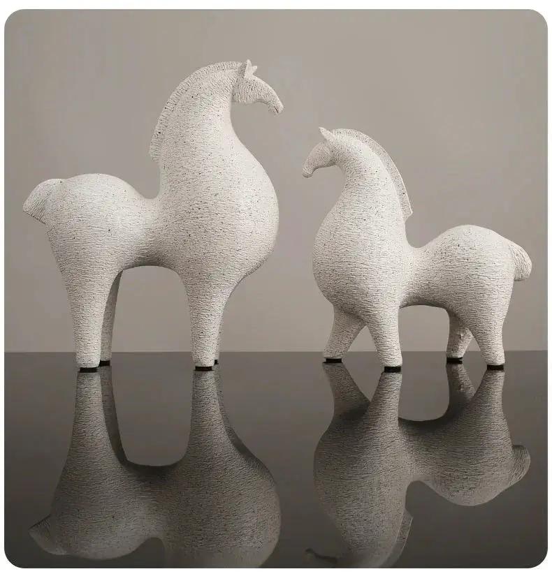 Modern Horse Figurine for Home Decor by House Of Avana