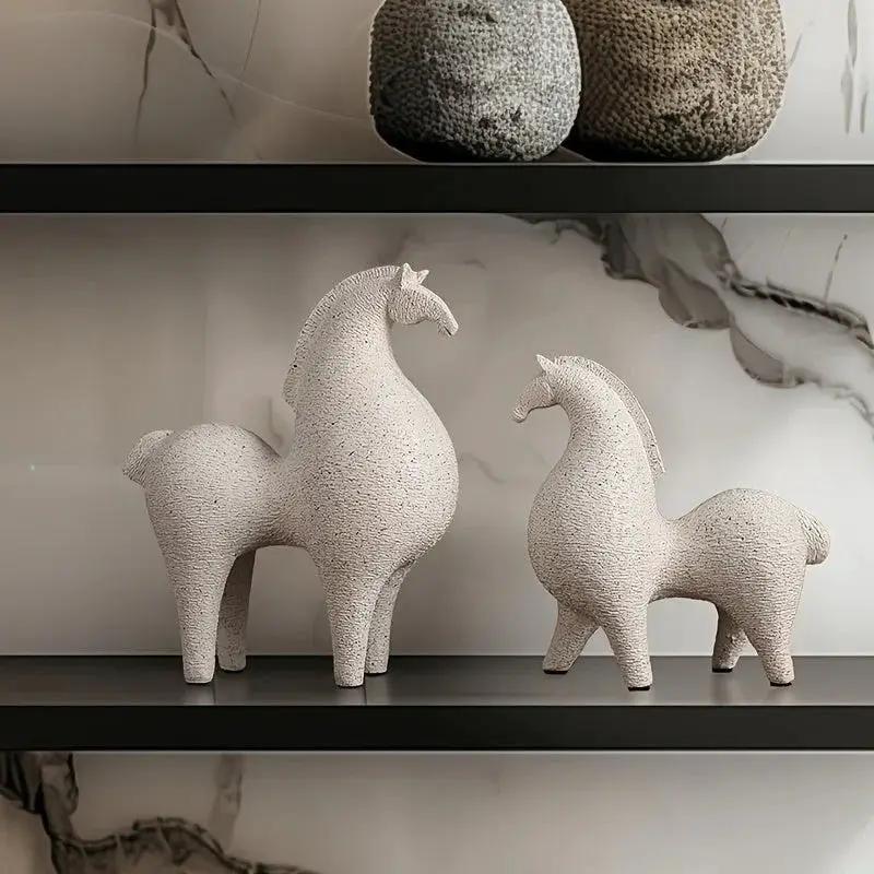 Modern Horse Figurine for Home Decor by House Of Avana