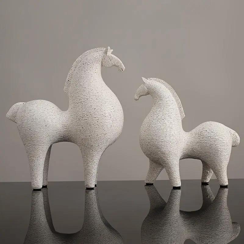 Modern Horse Figurine for Home Decor by House Of Avana