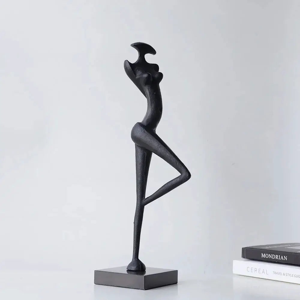 Abstract Metal Female Sculptures for Your Modern Home Decor by House Of Avana