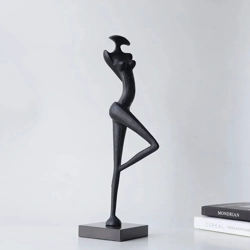 Abstract Metal Female Sculptures for Your Modern Home Decor by House Of Avana