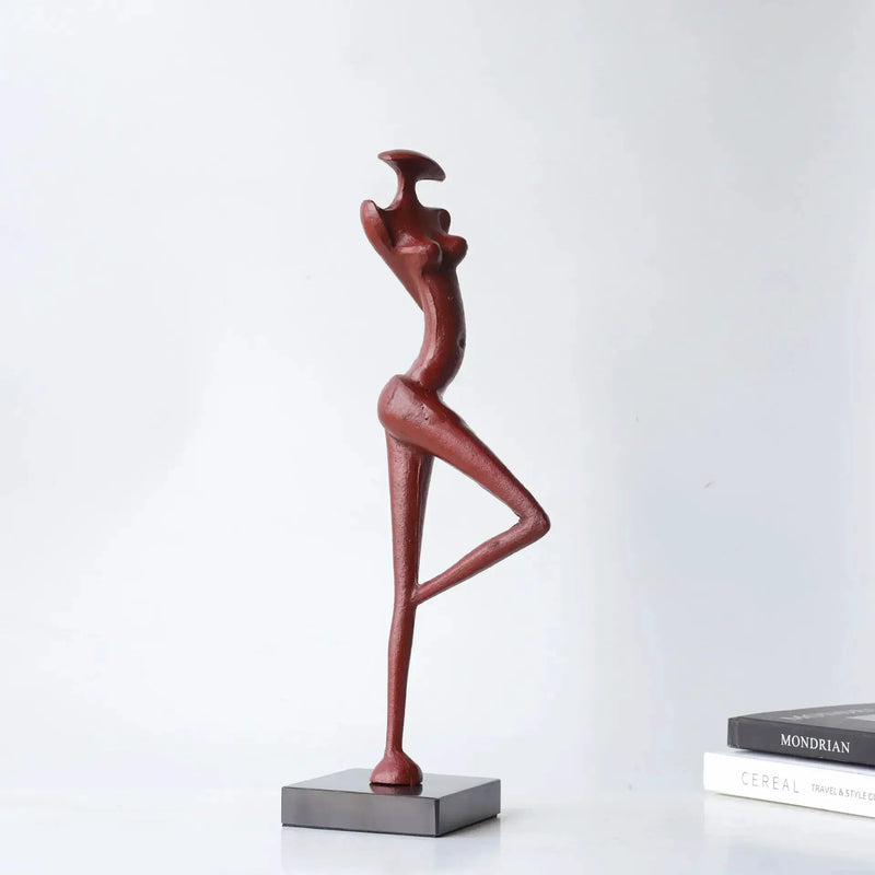 Abstract Metal Female Sculptures for Your Modern Home Decor by House Of Avana