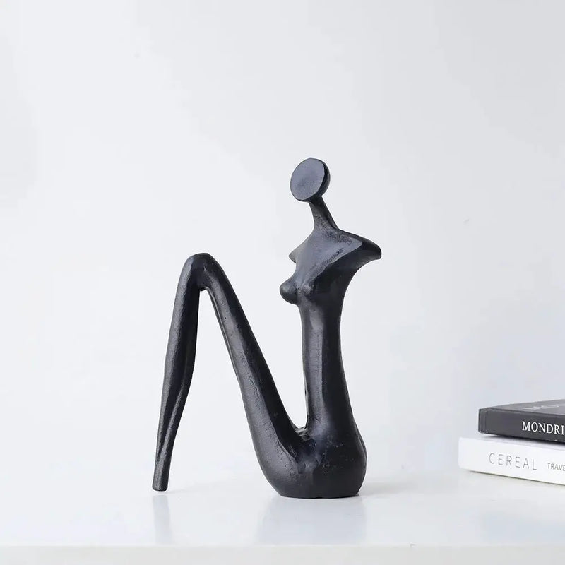 Abstract Metal Female Sculptures for Your Modern Home Decor by House Of Avana