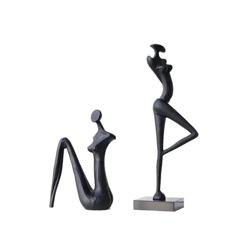 Abstract Metal Female Sculptures for Your Modern Home Decor by House Of Avana