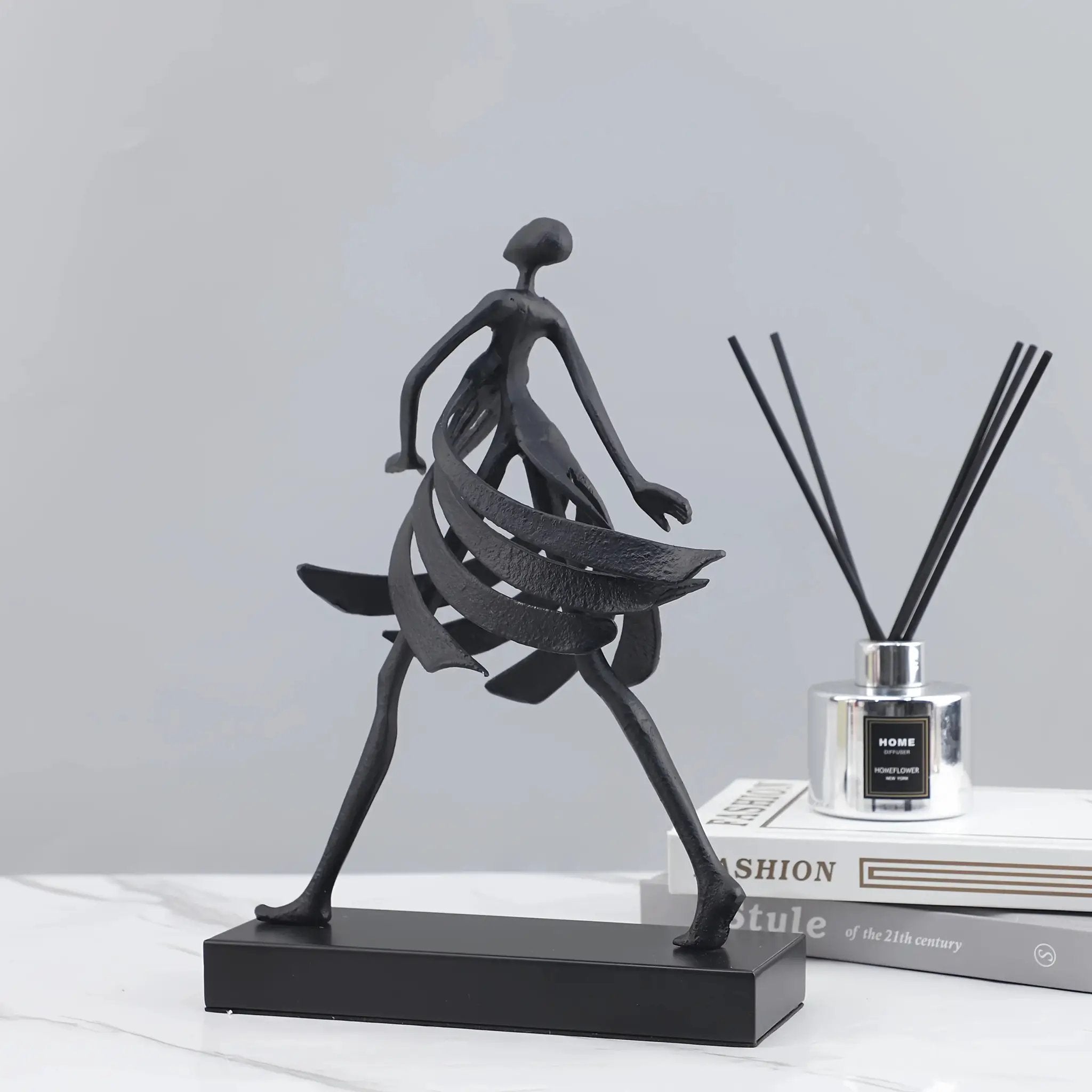 Abstract Dancing Lady Sculpture for Modern Home Decor by House Of Avana