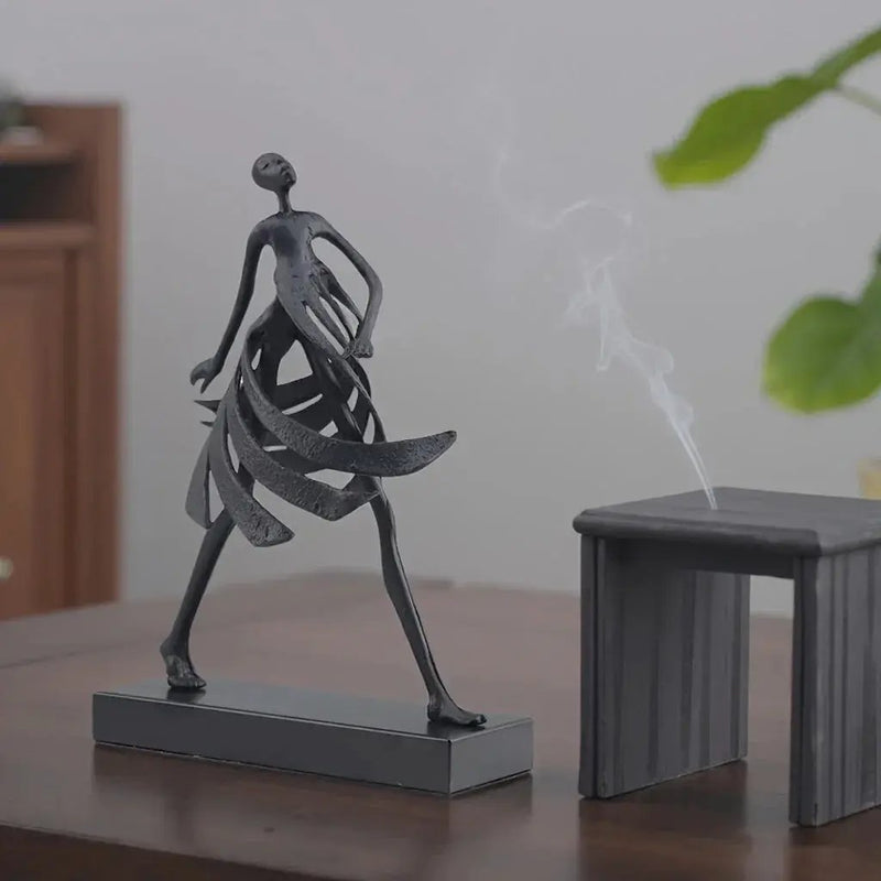 Abstract Dancing Lady Sculpture for Modern Home Decor by House Of Avana