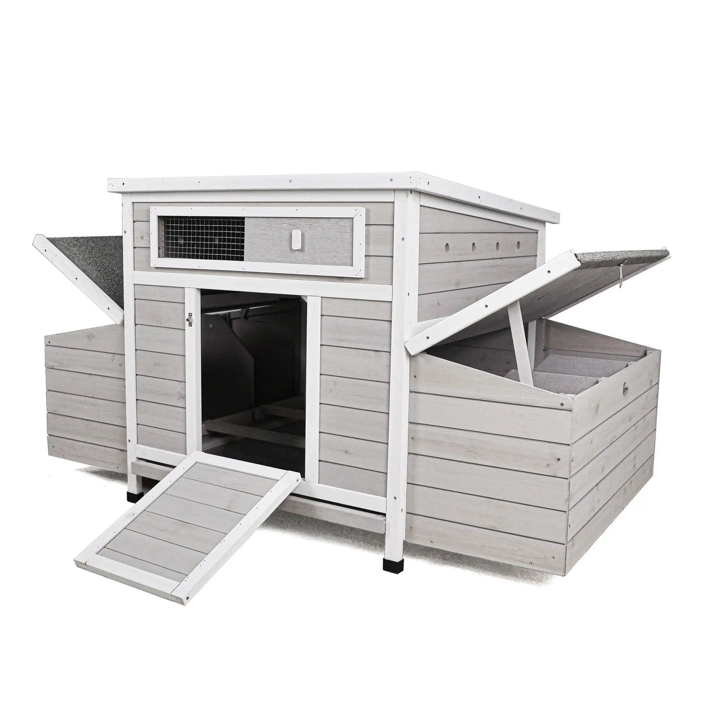 Large Chicken Coop Outdoor Hen House & Dual Nesting Boxes by HouseOfZazla